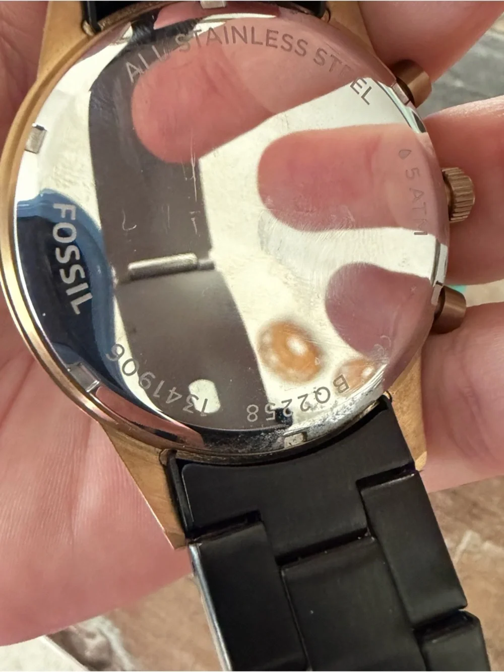 Fossil Flynn Sport Chronograph Black Stainless Steel Watch